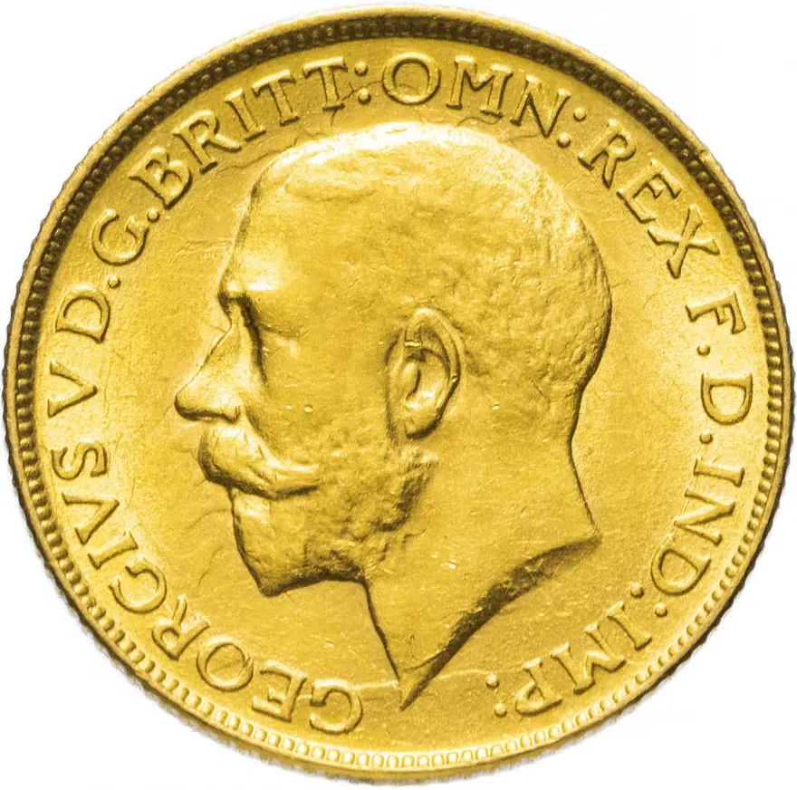 Великобритания соверен (sovereign) 1911