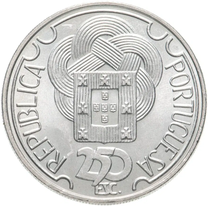 Португалия 250 эскудо (escudos) 1988 "XXIV летние Олимпийские Игры, Сеул 1988", реверс
