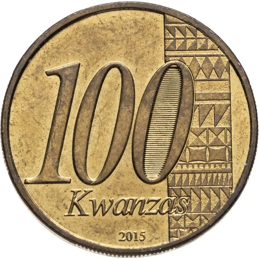 Ангола 100 кванз (kwanzas) 2015  40 лет независимости, реверс