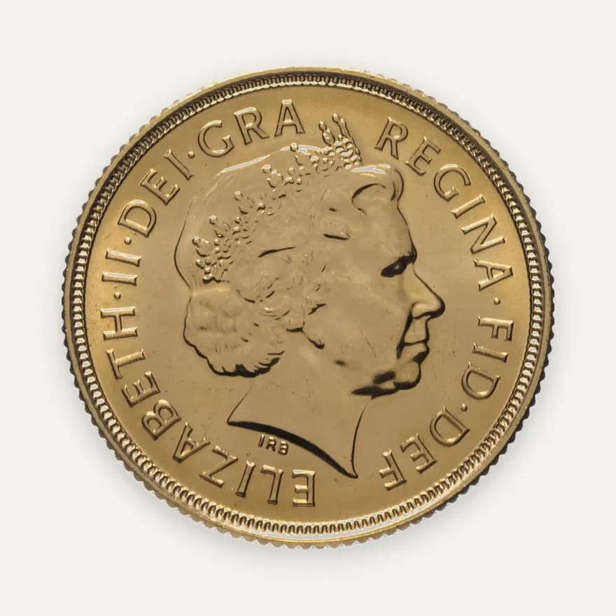 Великобритания 1 соверен (sovereign) 2003, аверс
