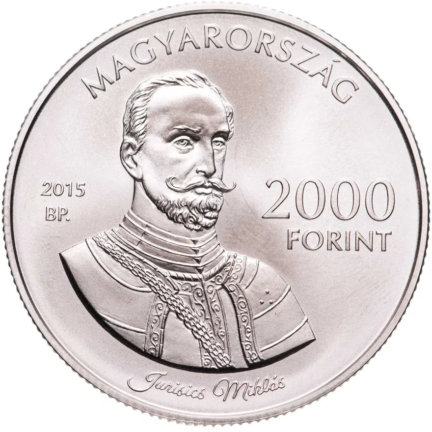 Венгрия 2000 форинтов (forint) 2015 "Крепость в Кёсеге"