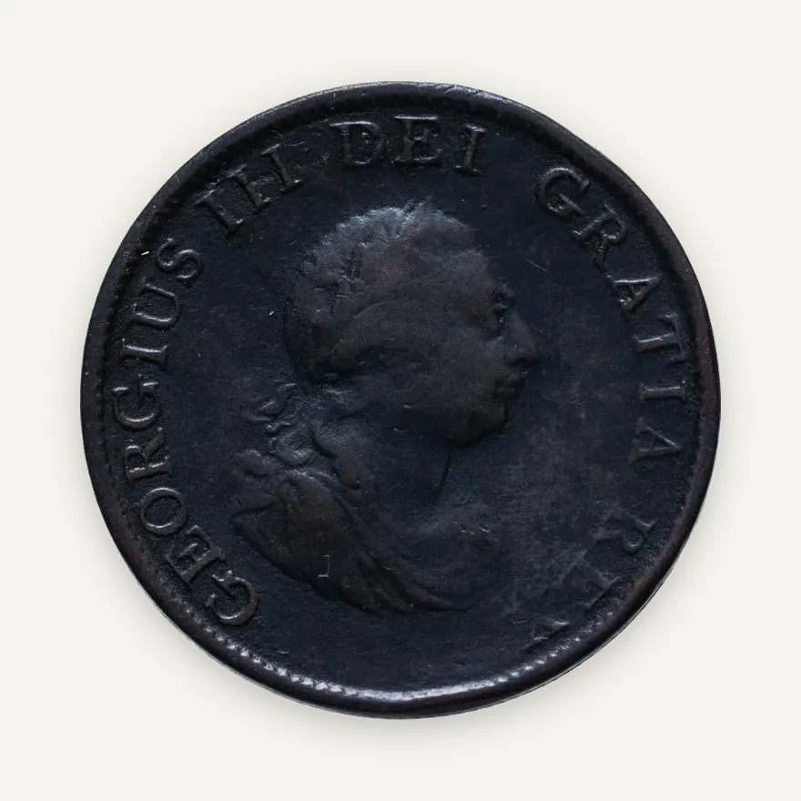 Великобритания 1/2 пенни (half penny) 1799, реверс