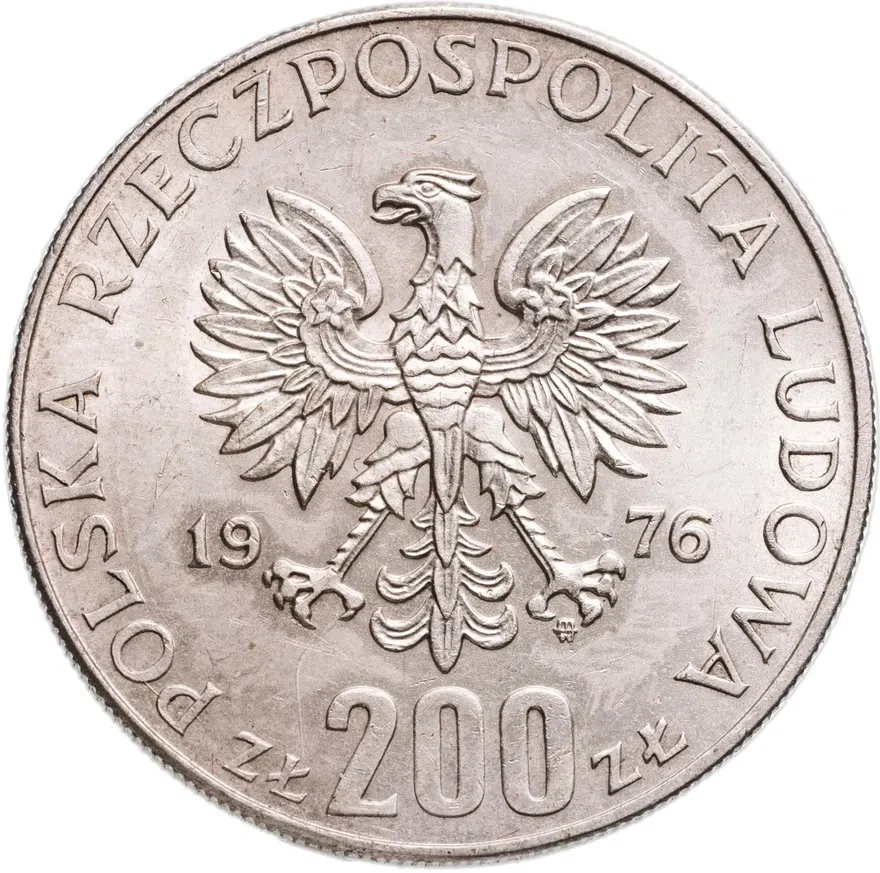 Польша 200 злотых 1976 "XXI летние Олимпийские Игры, Монреаль 1976"