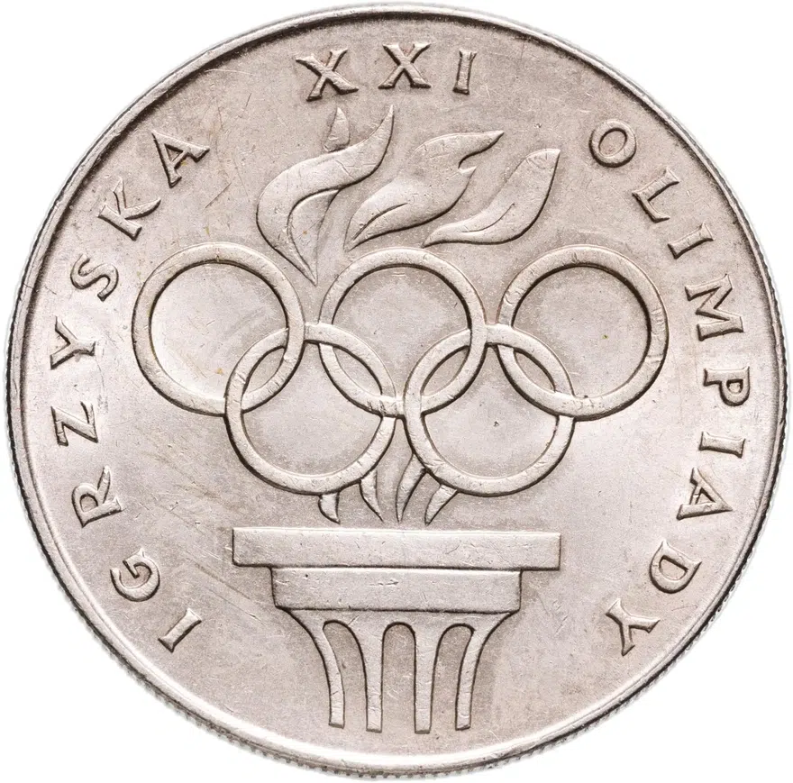 Польша 200 злотых 1976 "XXI летние Олимпийские Игры, Монреаль 1976", реверс