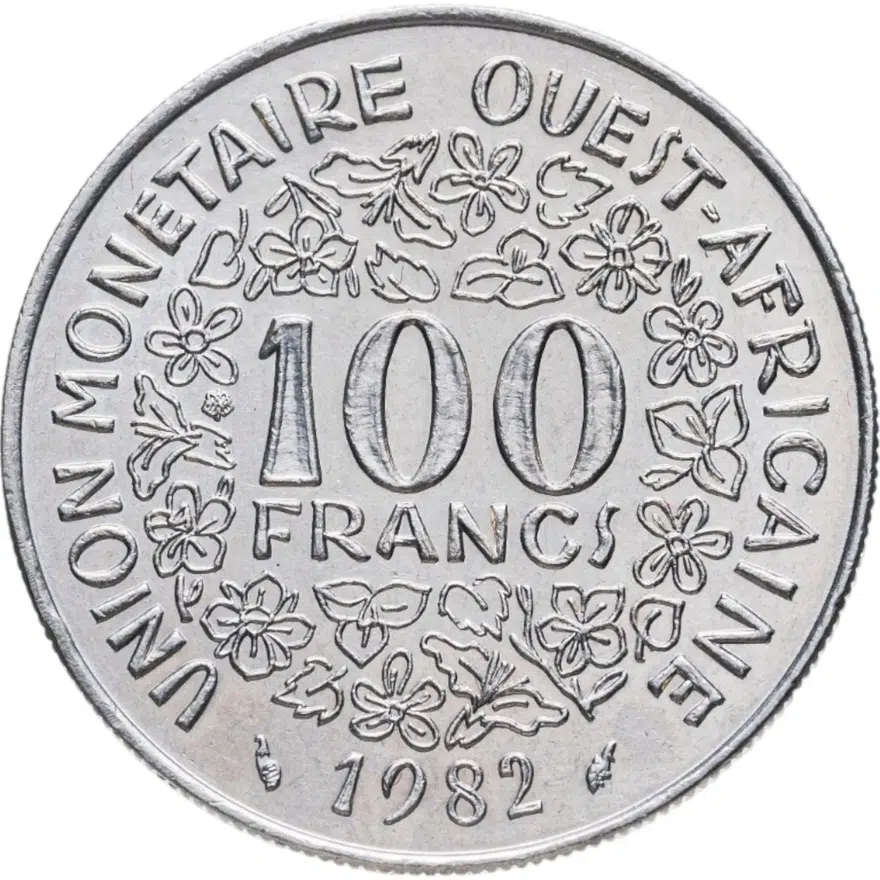 Западная Африка (BCEAO) 100 франков (francs) 1982
