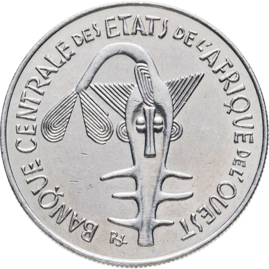 Западная Африка (BCEAO) 100 франков (francs) 1982, реверс