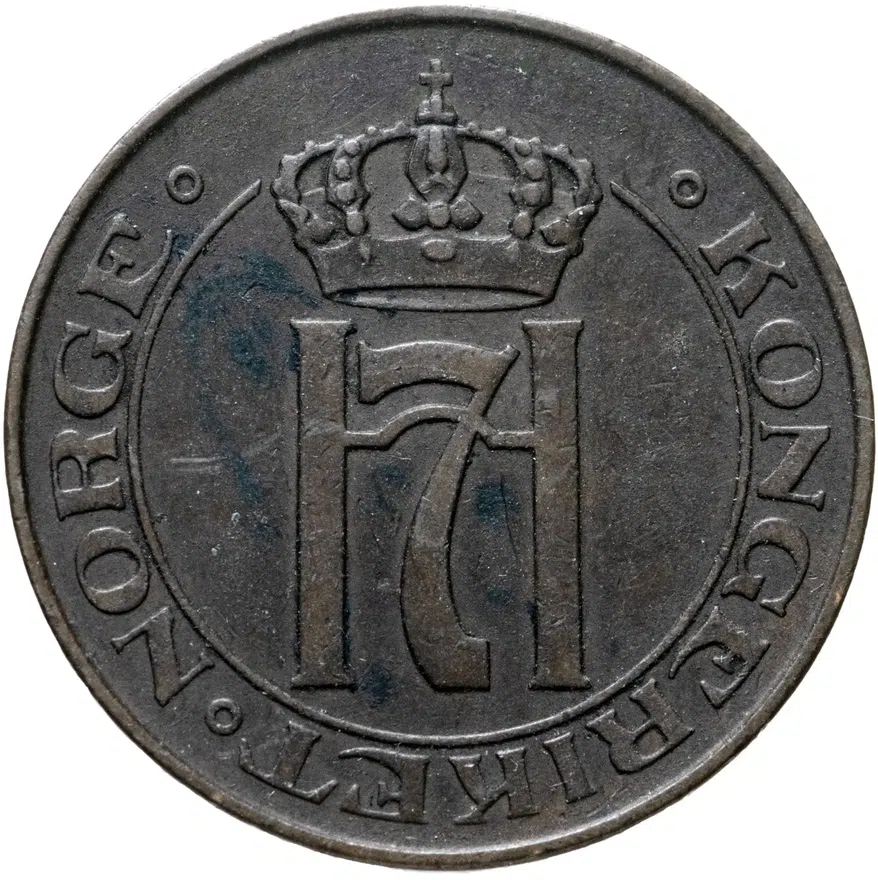 Норвегия 5 эре (ore) 1911, реверс