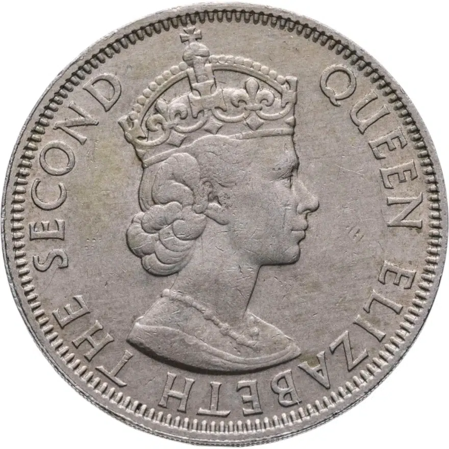 Малайя и Британское Борнео 50 центов (cents) 1958, реверс