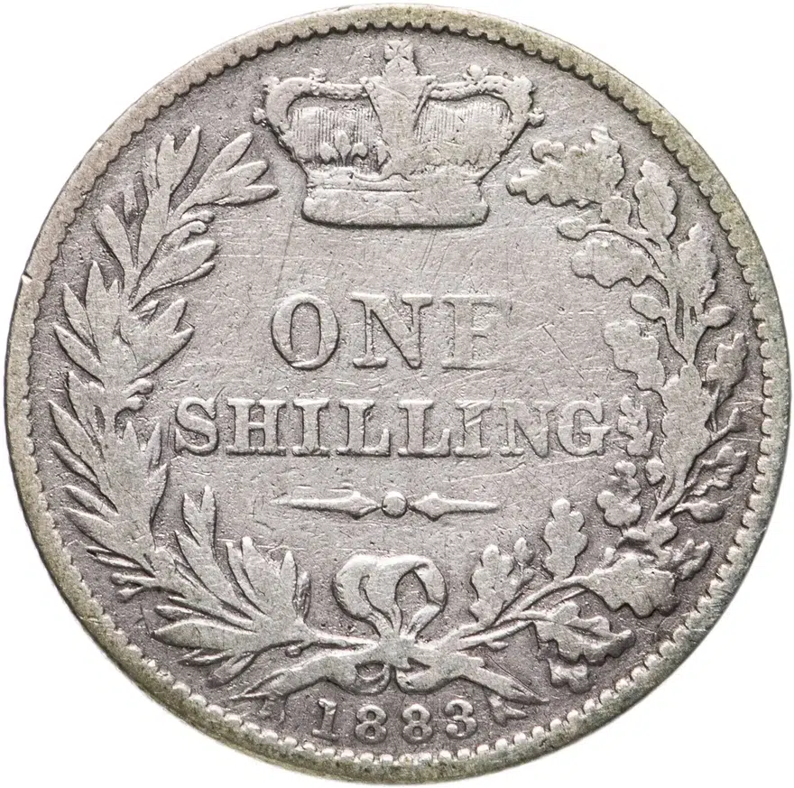 Великобритания 1 шиллинг (shilling) 1883