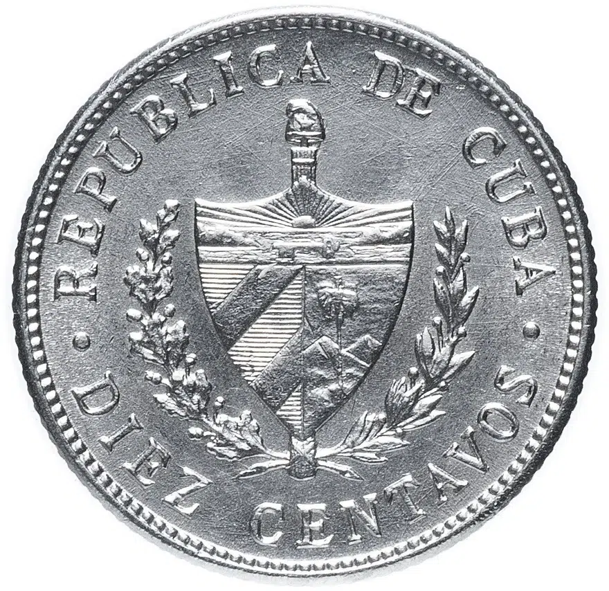 Куба 10 сентаво (centavos) 1949