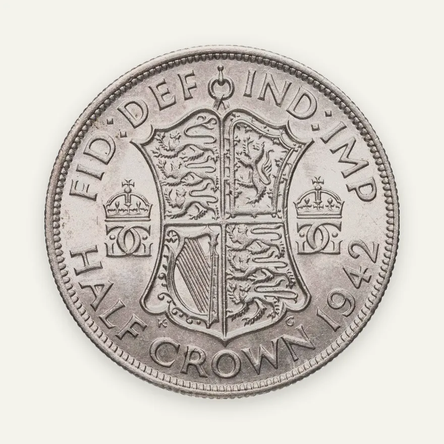 Великобритания 1/2 кроны (crown) 1942