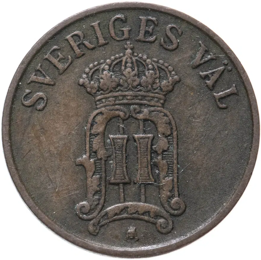 Швеция 1 эре (ore) 1907