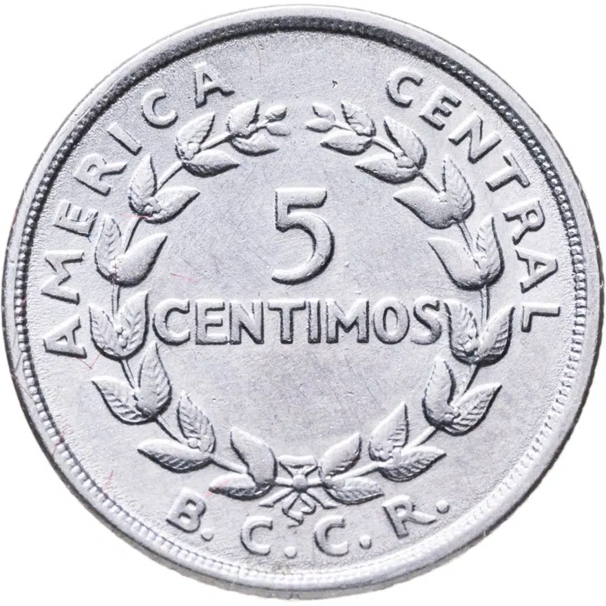 Коста-Рика 5 сентимо (centimos) 1953
