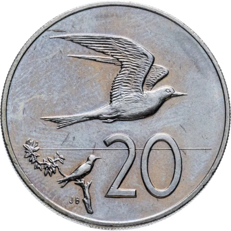 Острова Кука 20 центов (cents) 1992, реверс