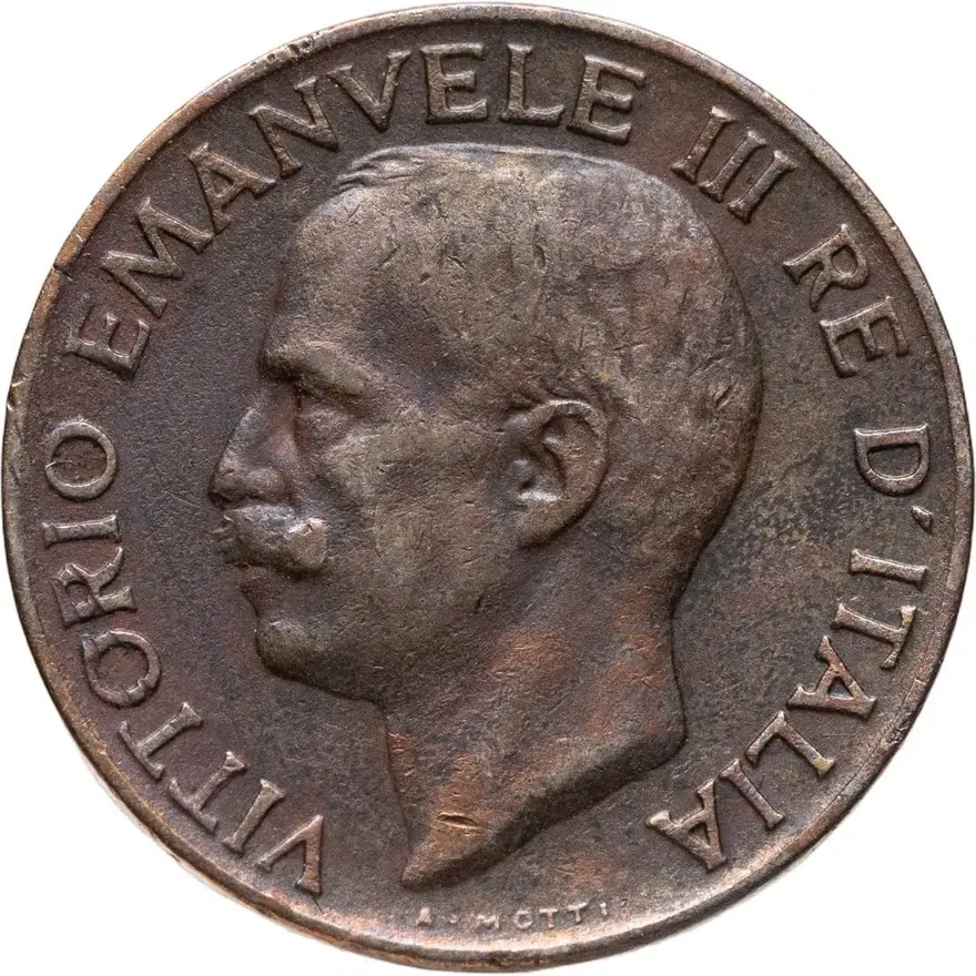 Италия 5 чентезимо (centesimi) 1931, реверс
