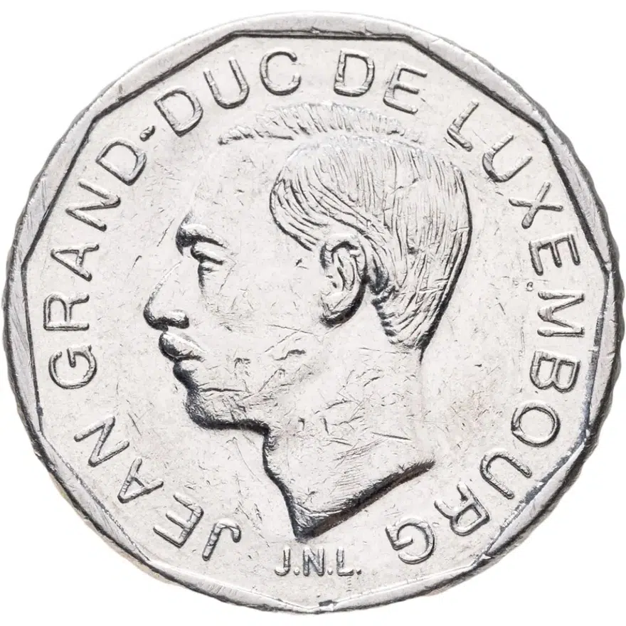 Люксембург 50 франков (francs) 1987, реверс