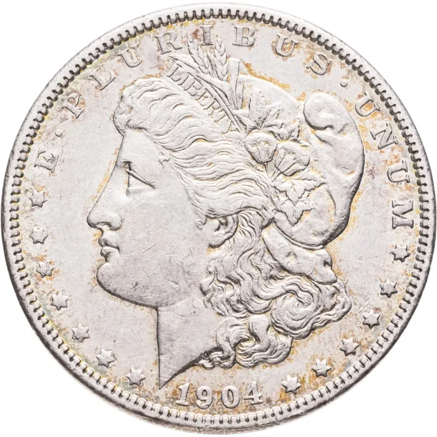 США 1 доллар (dollar) 1904  Доллар Моргана Без отметки монетного двора, реверс