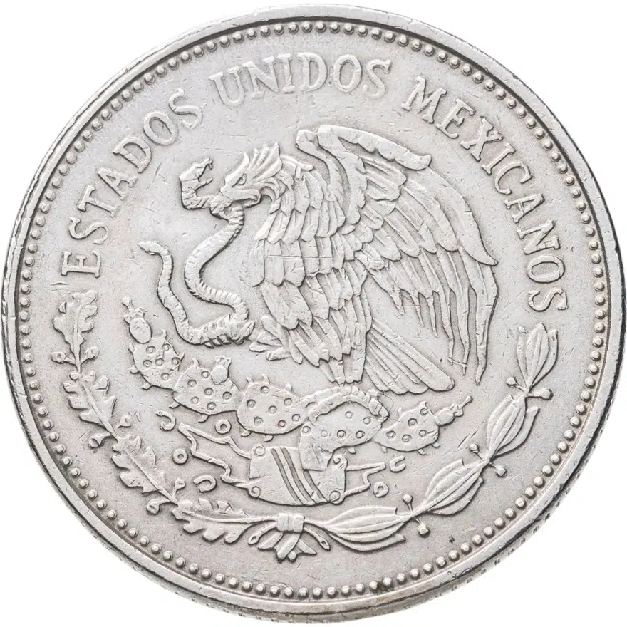 Мексика 5000 песо (pesos) 1988 "50 лет с момента национализации нефтяной промышленности", реверс