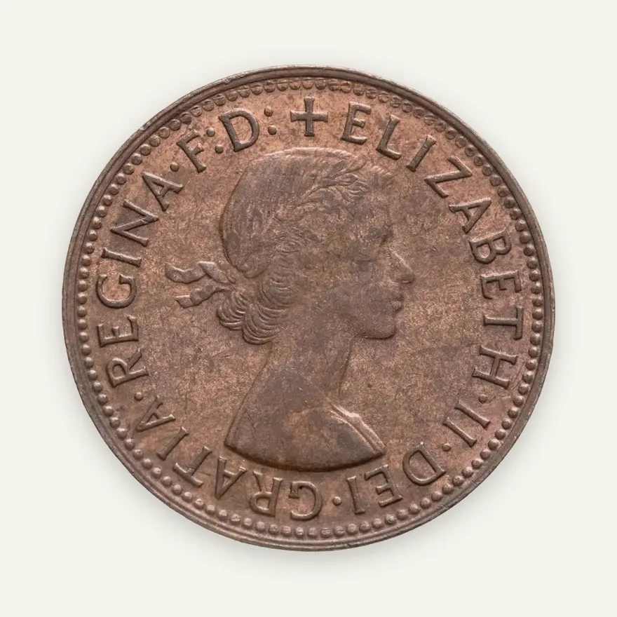 Австралия 1/2 пенни (penny) 1963, реверс