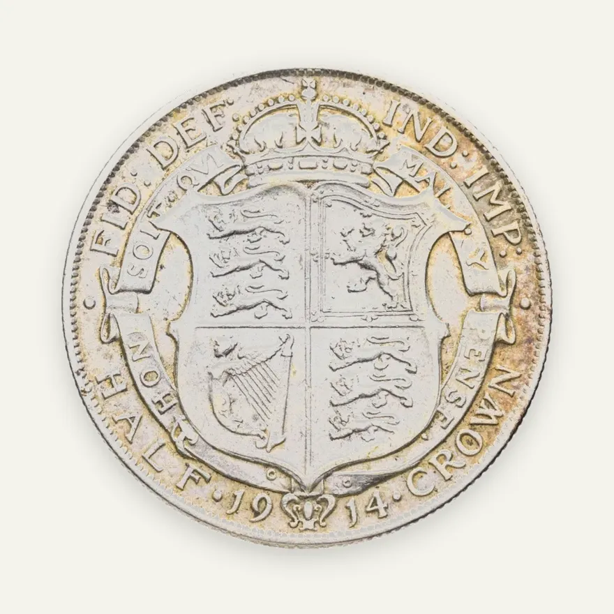 Великобритания 1/2 кроны (crown) 1914