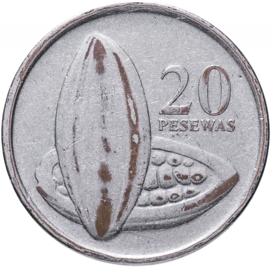 Гана 20 песев (pesewas) 2007
