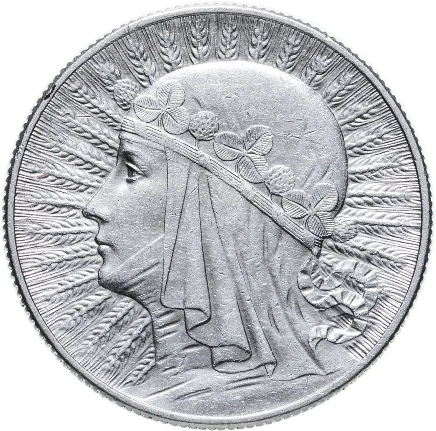 Польша 5 злотых (zlotych) 1933  Королева Ядвига
