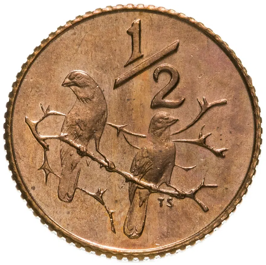 ЮАР 1/2 цента (cent) 1981