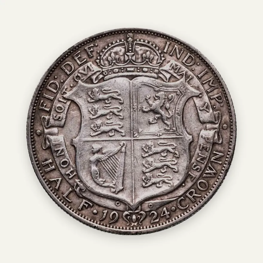 Великобритания 1/2 кроны (crown) 1924