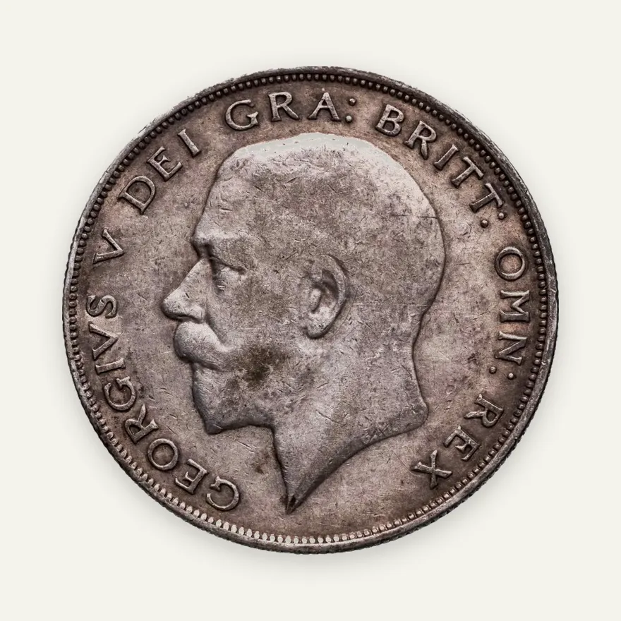 Великобритания 1/2 кроны (crown) 1924, реверс
