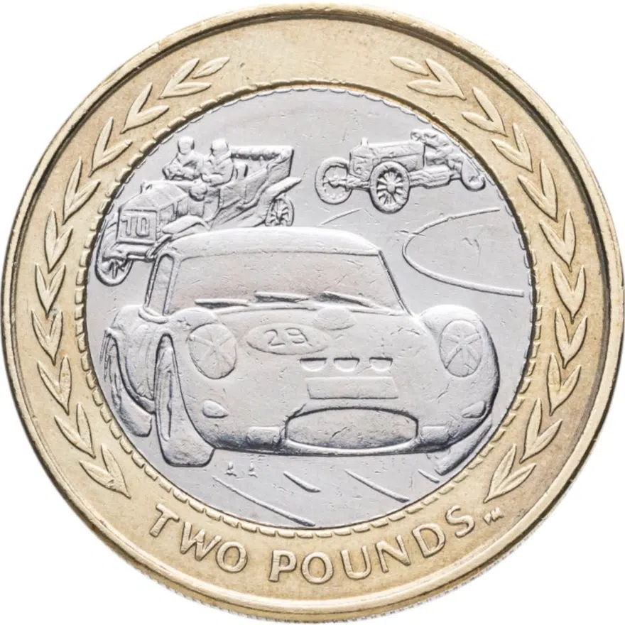 Остров Мэн 2 фунта (pounds) 1998