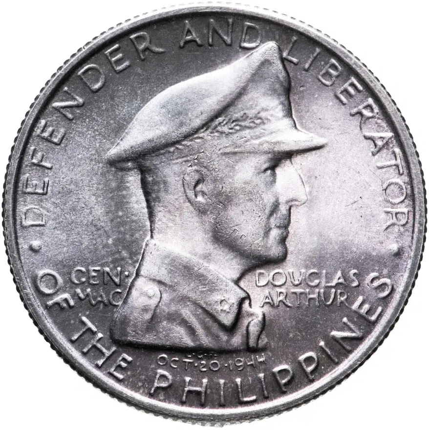 Филиппины 1 песо (peso) 1947   Генерал Дуглас Макартур