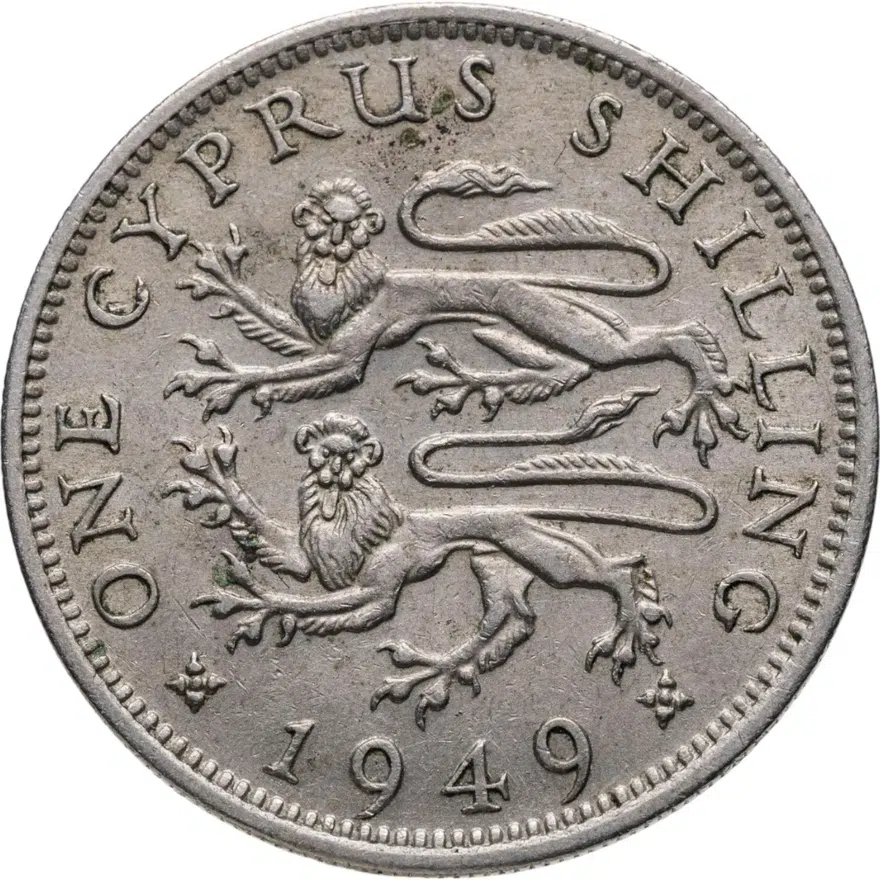 Кипр 1 шиллинг (shilling) 1949
