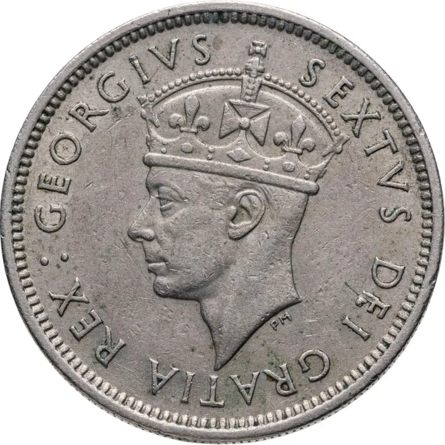 Кипр 1 шиллинг (shilling) 1949, реверс