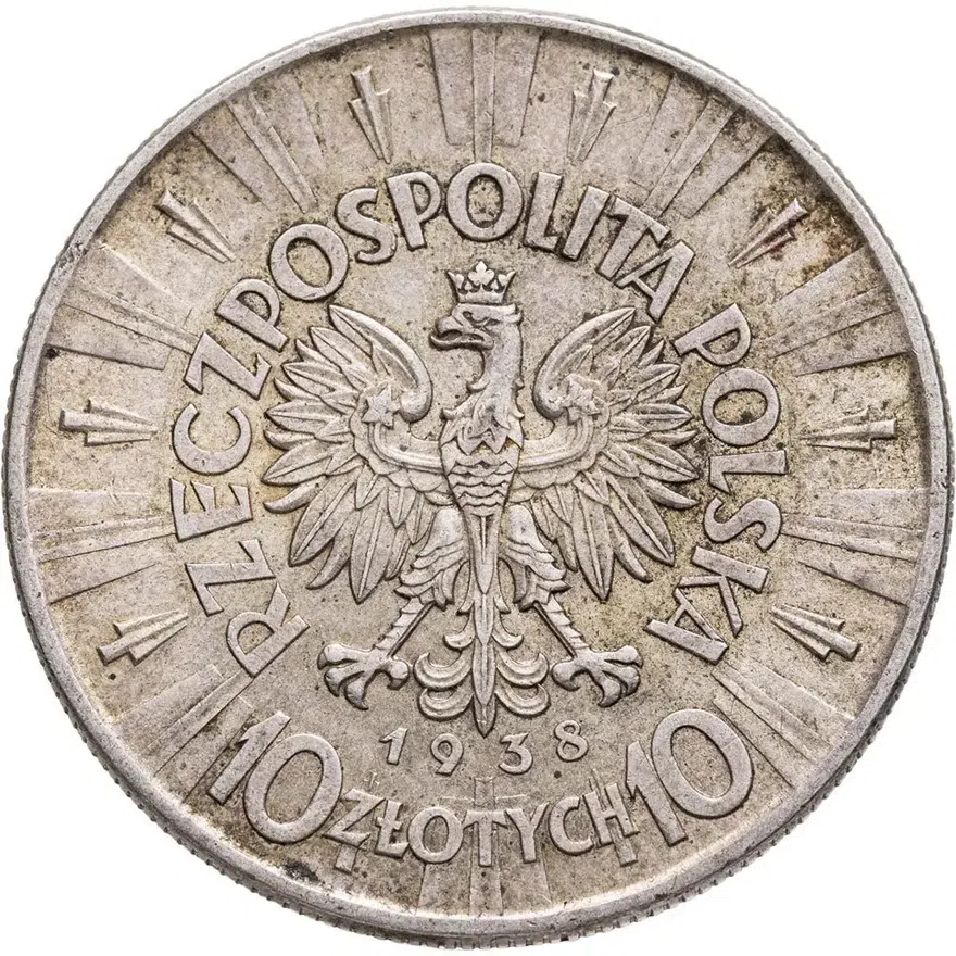 Польша 10 злотых (zlotych) 1938