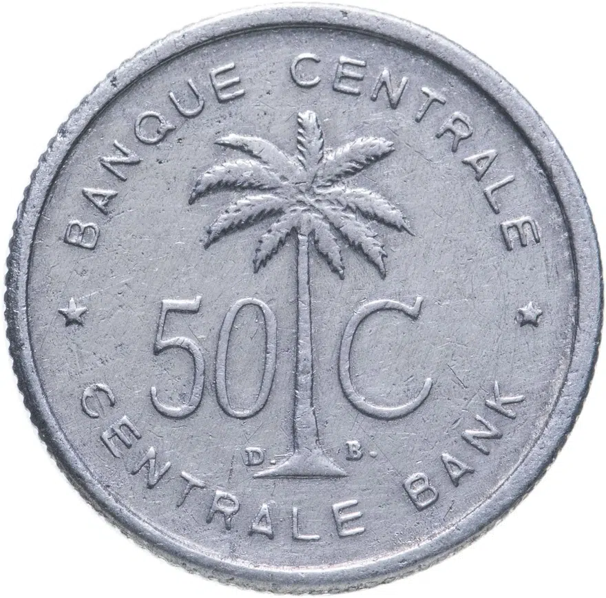 Руанда-Урунди 50 сантимов (centimes) 1954