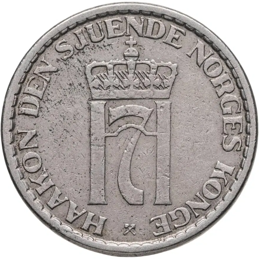 Норвегия 1 крона (crown) 1956
