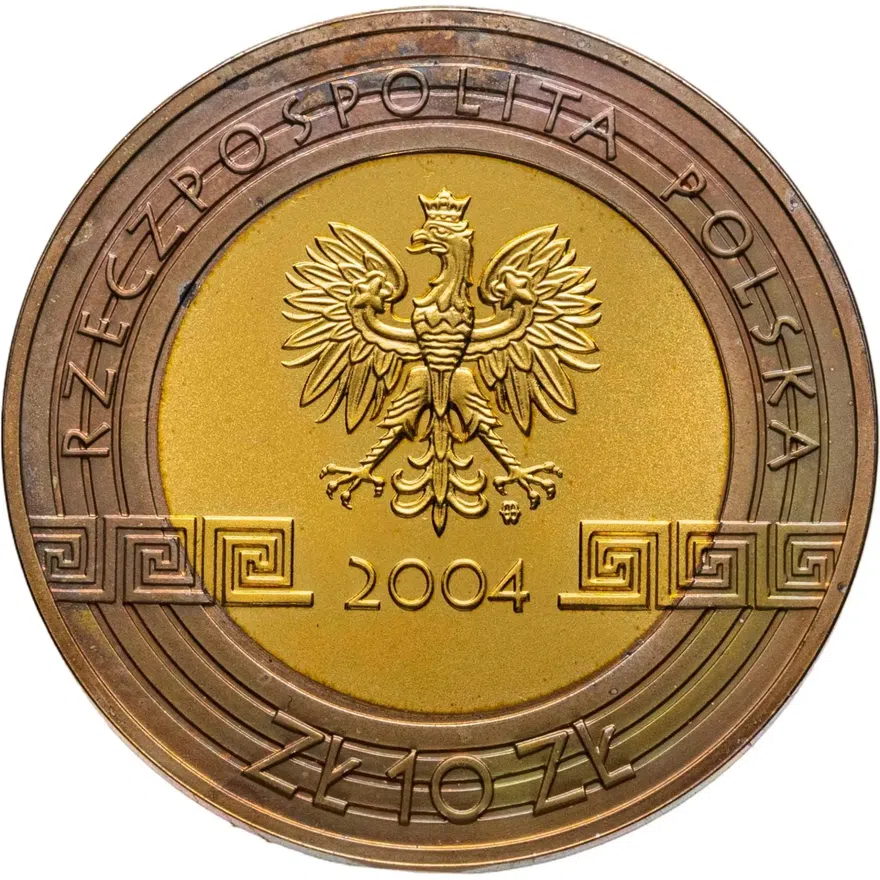 Польша 10 злотых 2004 "XXVIII летние Олимпийские Игры в Афинах", реверс