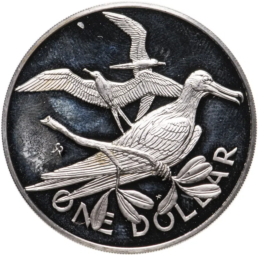 Британские Виргинские острова 1 доллар (dollar) 1975