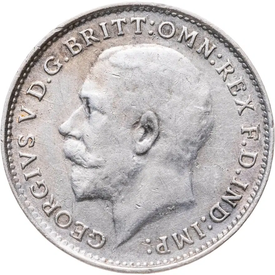 Великобритания 3 пенса (pence) 1916, реверс