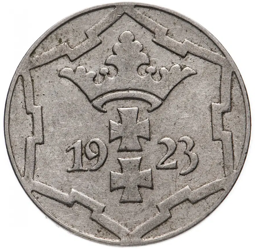Данциг 10 пфеннигов (pfennig) 1923