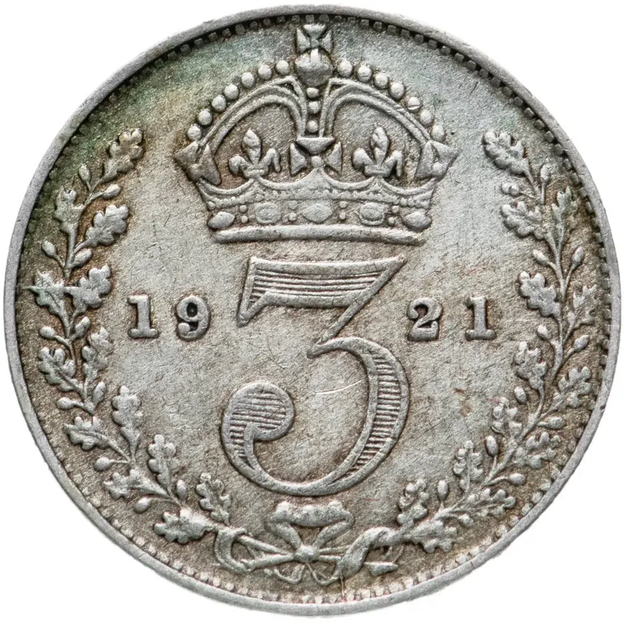 Великобритания 3 пенса (pence) 1921