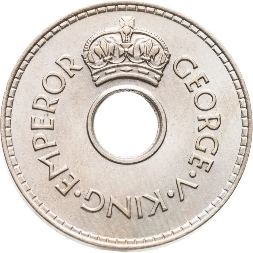Фиджи 1 пенни (penny) 1934, реверс