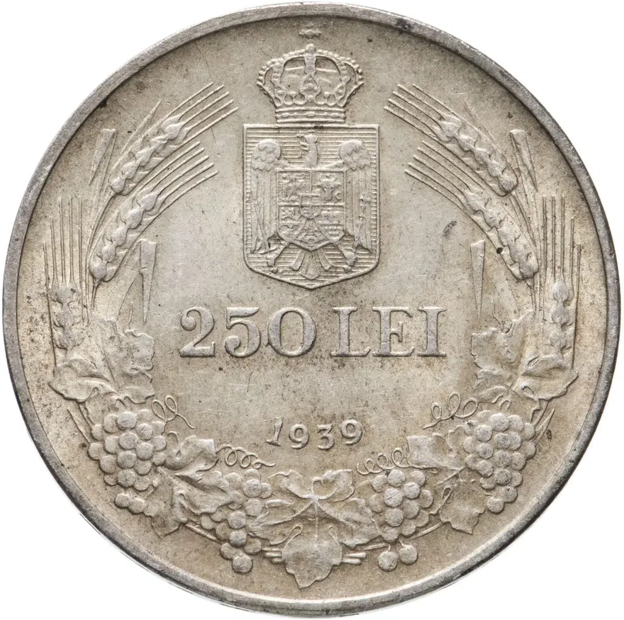 Румыния 250 леев (lei) 1939