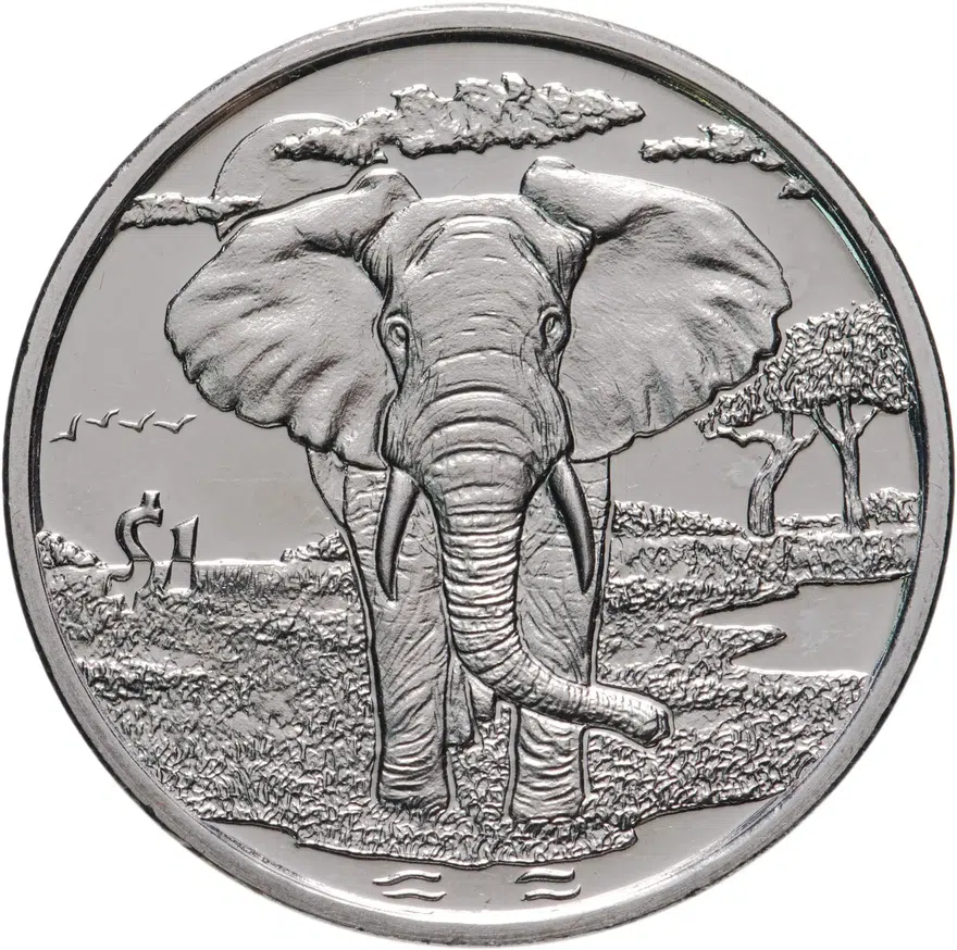 Сьерра-Леоне 1 доллар (dollar) 2007  Животные - Слон