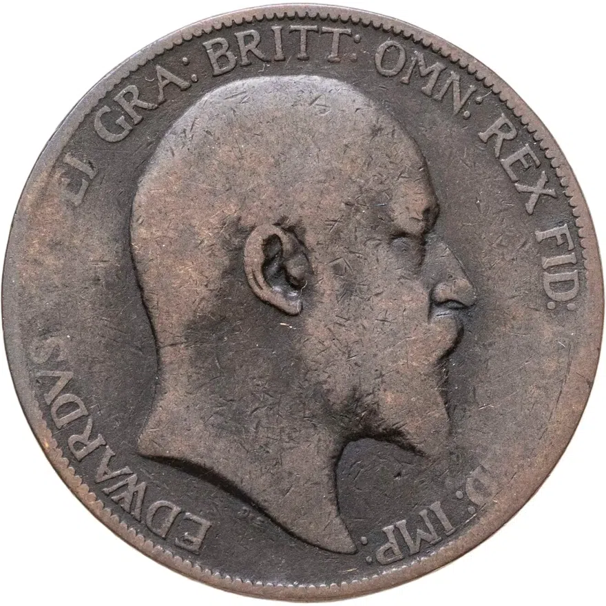 Великобритания 1 пенни (penny) 1903, реверс