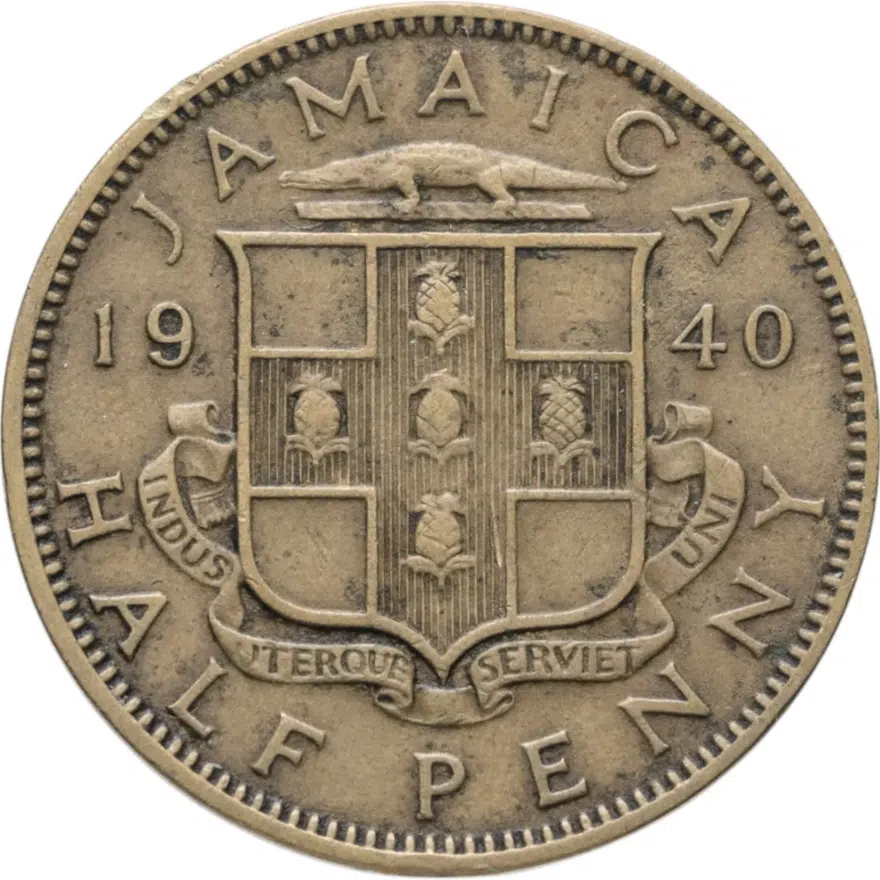Ямайка 1/2 пенни (penny) 1940
