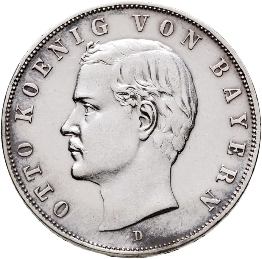 Германия (Империя) 3 марки (mark) 1913 D Бавария