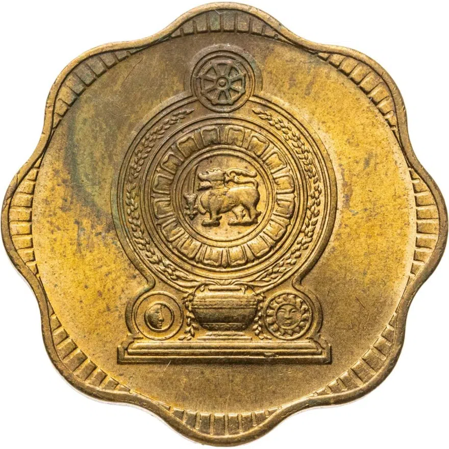 Шри-Ланка 10 центов (cents) 1975