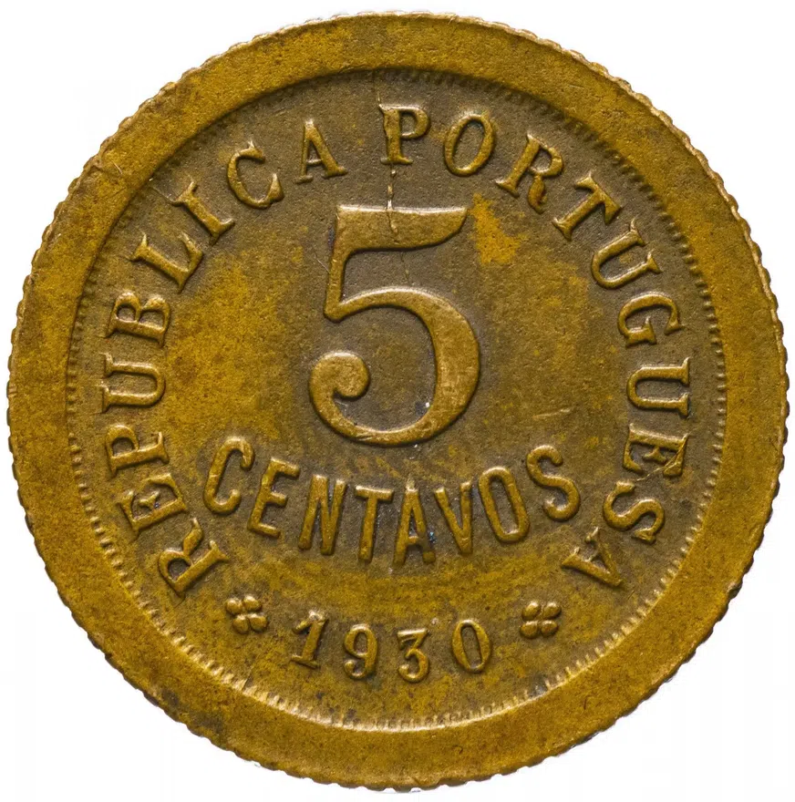 Кабо-Верде 5 сентаво 1930, аверс