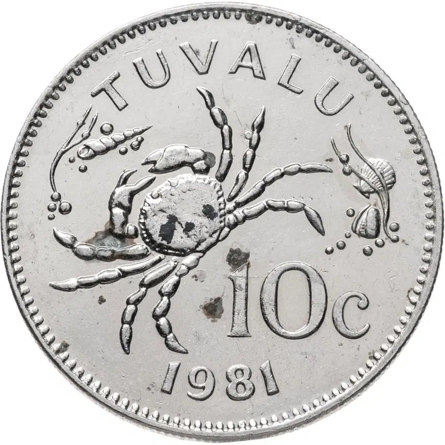 Тувалу 10 центов (cents) 1981